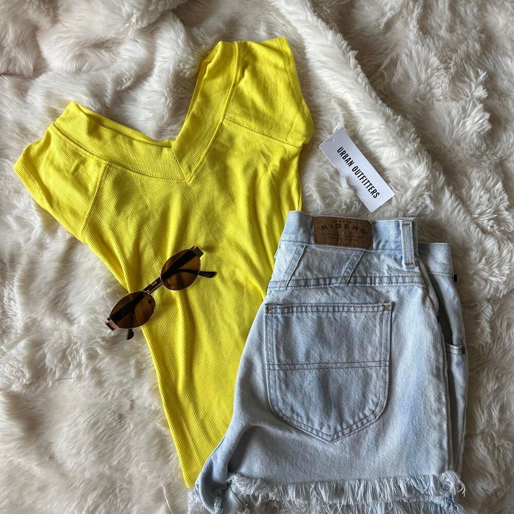 Urban-outfitters Yellow Women's Top